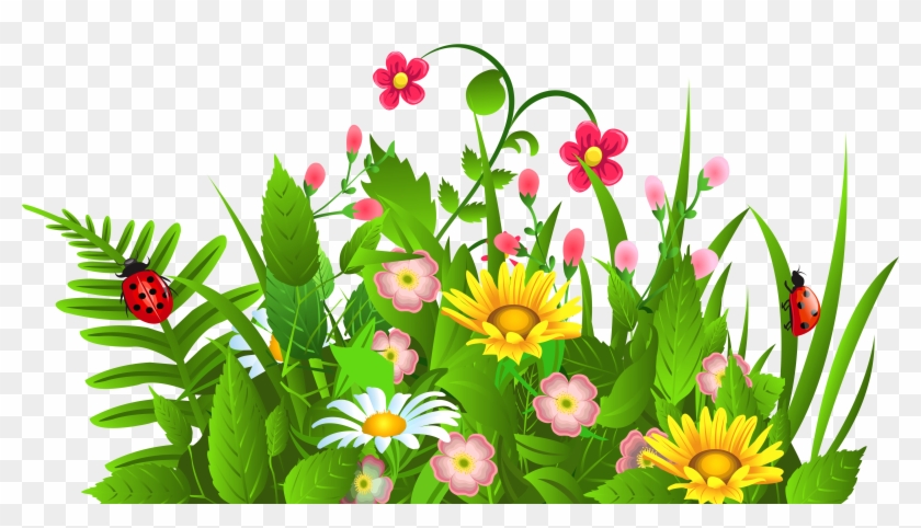Clipart Of Spring, Flowers And Flower - Clip Art #1095581