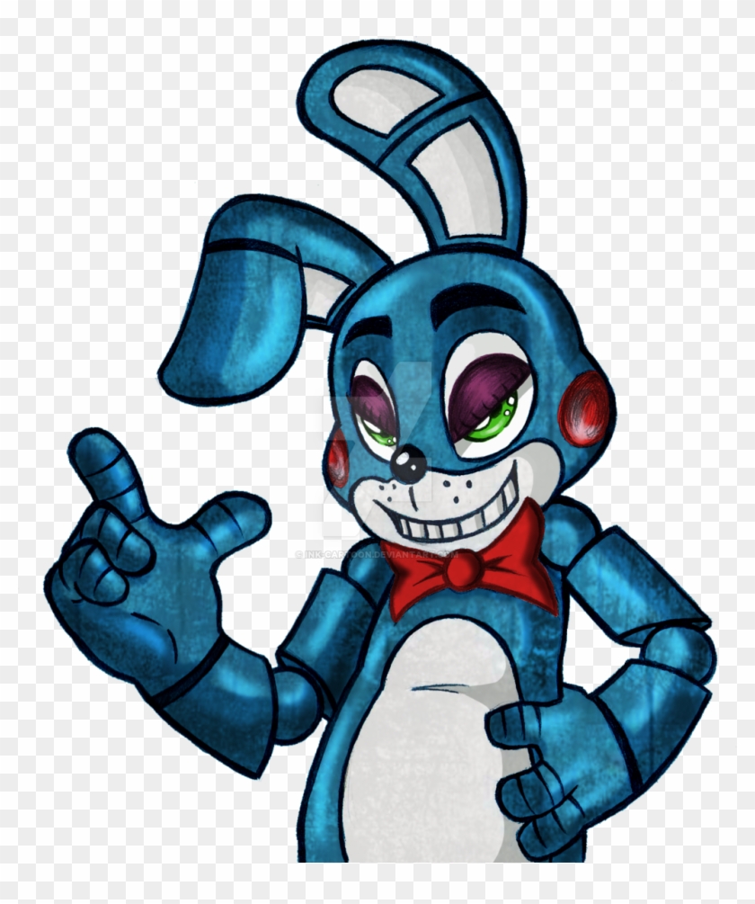 Toy Bonnie By Ink Cartoon - Toy Bonnie By Ink Cartoon #1095632