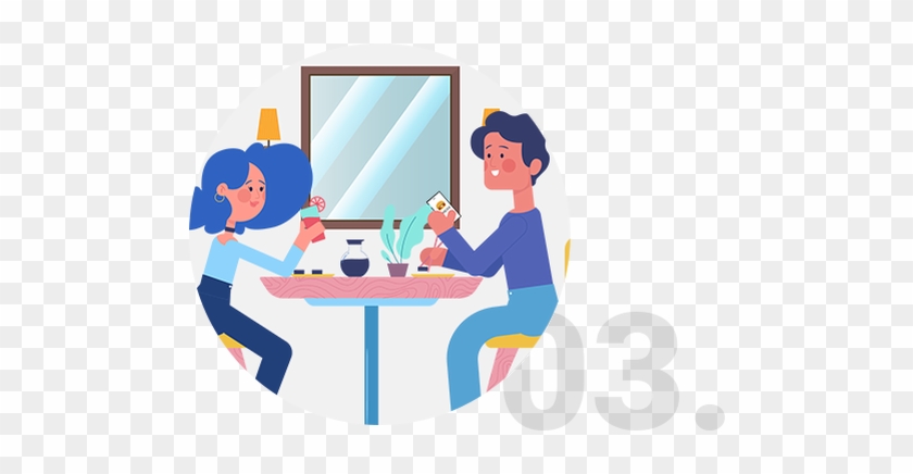 Restaurant Online Ordering Mobile App Table Side Ordering - Vector Graphics #1095999