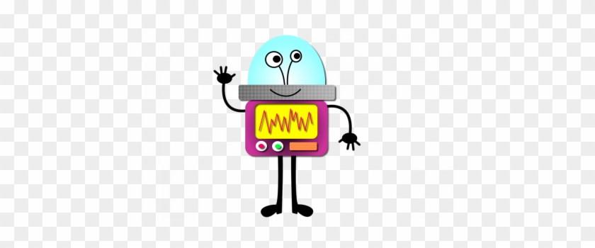 Cartoon Of Robot - Robot #1096110