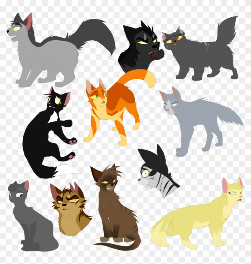 Warrior Cat Batch 1 By Doughwolf - Warrior Cats Cat Design #1096194