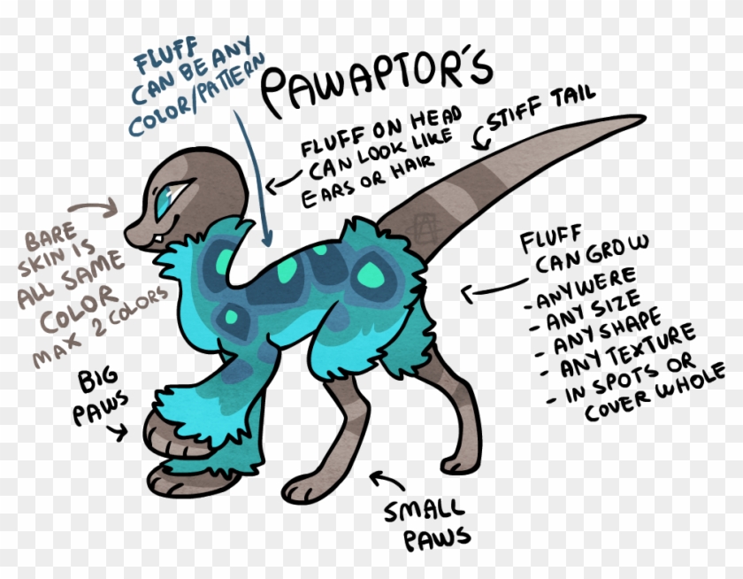 Rtry 55 8 Pawaptors Open Species By Griffsnuff - Open Species Oc Toy Demon #1096584