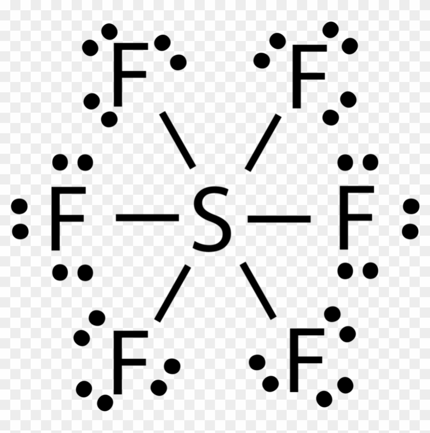 Drawn Molecule Sf6 - Sf6 Lewis Dot Structure #1096600