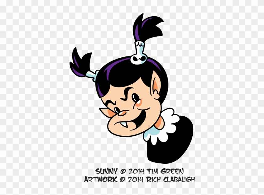 102814 Sunny Monster Faces - Cartoon #1097214