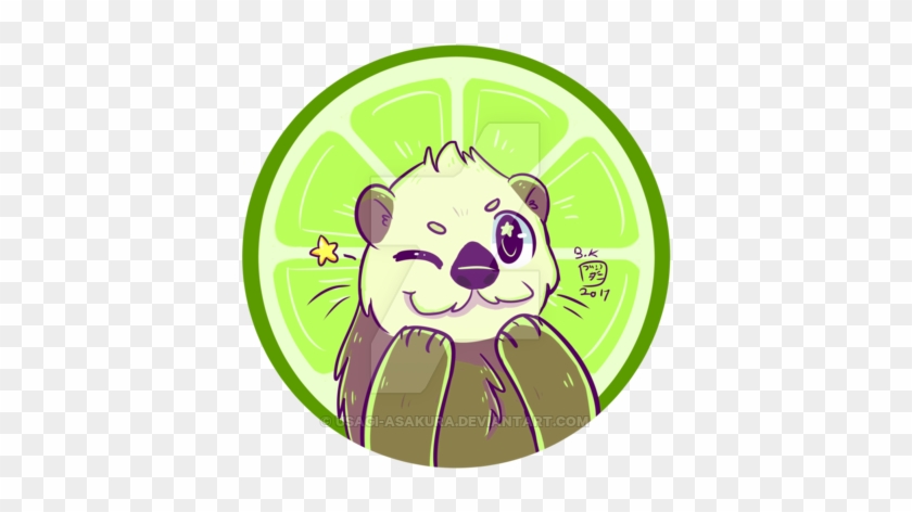 Lime Sea Otter By Usagi-asakura - Lime Sea Otter By Usagi-asakura #1097425