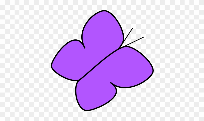 Purple Buterfly Clipart #1097852