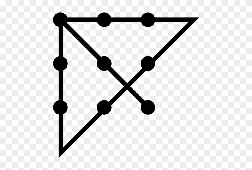 Connect All Dots Using 4 Or Less Lines - Think Outside The Box #1097878