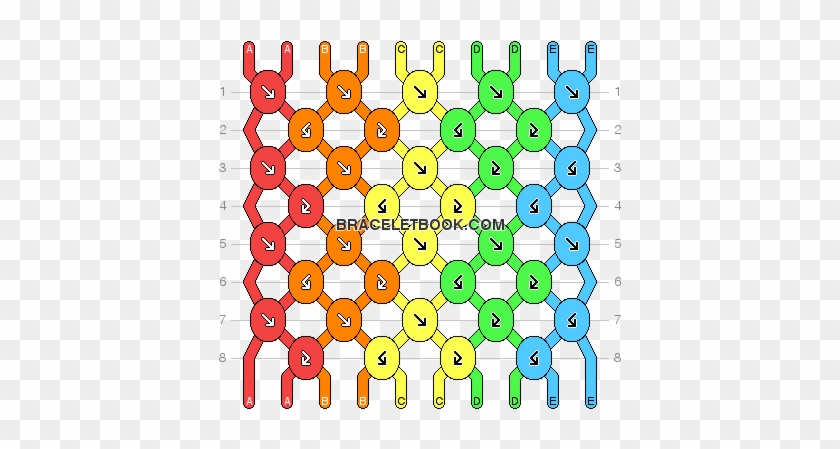 Friendship Bracelet Pattern- But Maybe Instead Of Rainbow - Church Of San Giovanni Battista #1098235