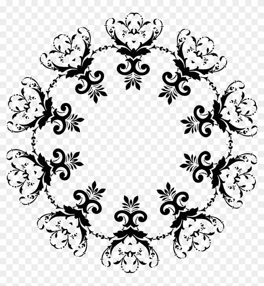 Floral Silhouette 32 - Clip Art #1098266