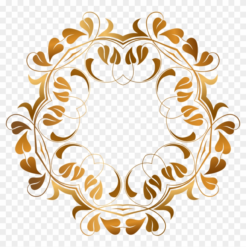 Floral Flourish Frame 16 - Dekorativer Weißer Hintergrund Karte #1098328