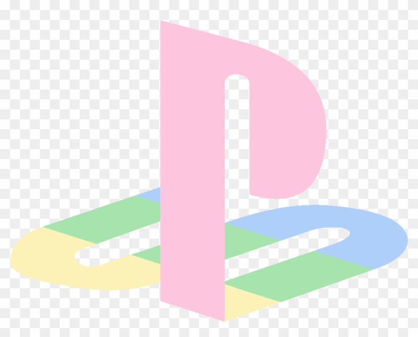 Vector Transparent Pastel Pastel Pink Icon Logo Ps - Playstation Logo Vaporwave #1098491