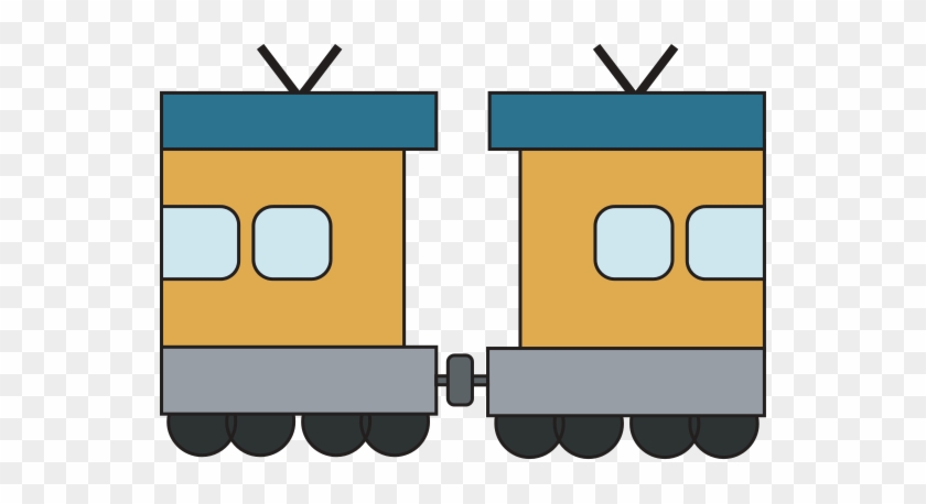 Joint Train Box In Flat Style - Joint Train Box In Flat Style #1098715