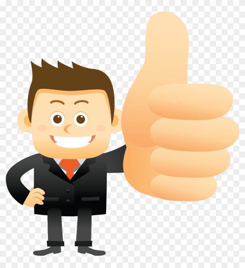 Mohd Azrin Bin Mohammad Rahim - Thumbs Up Cartoon Png #1098830