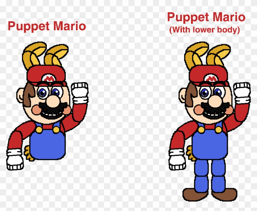 Puppet Mario By Sarahdefroggo225 - Fnas Mario #1098943