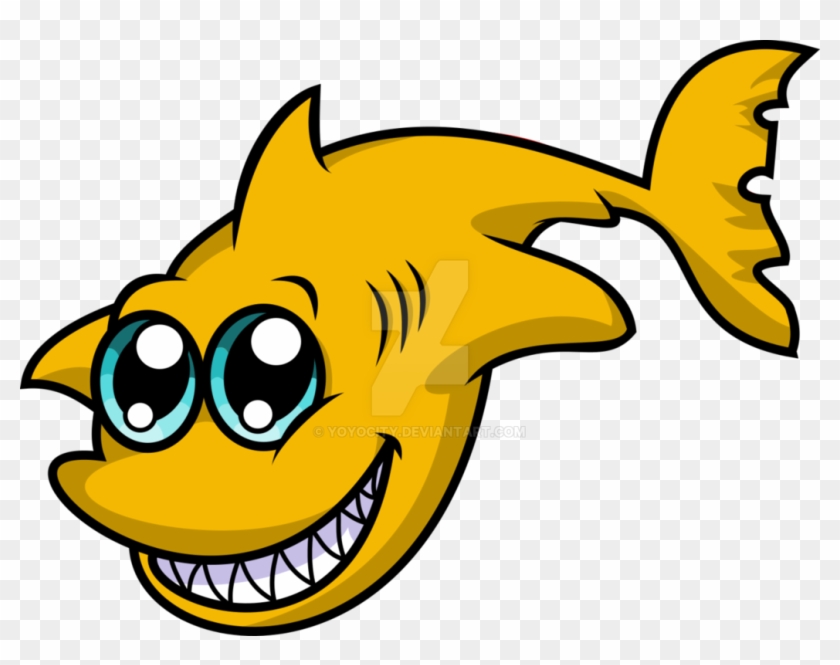 Orange Shark Chibi By Yoyocity - Drawing #1099495
