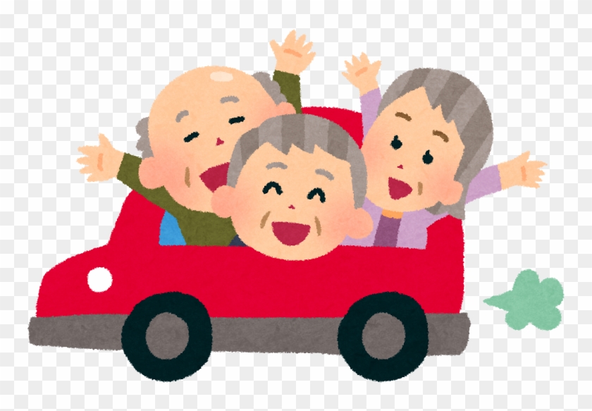 Old Age Home Caregiver Nursing Home 施設 - 高齢 者 ドライブ イラスト #1099541