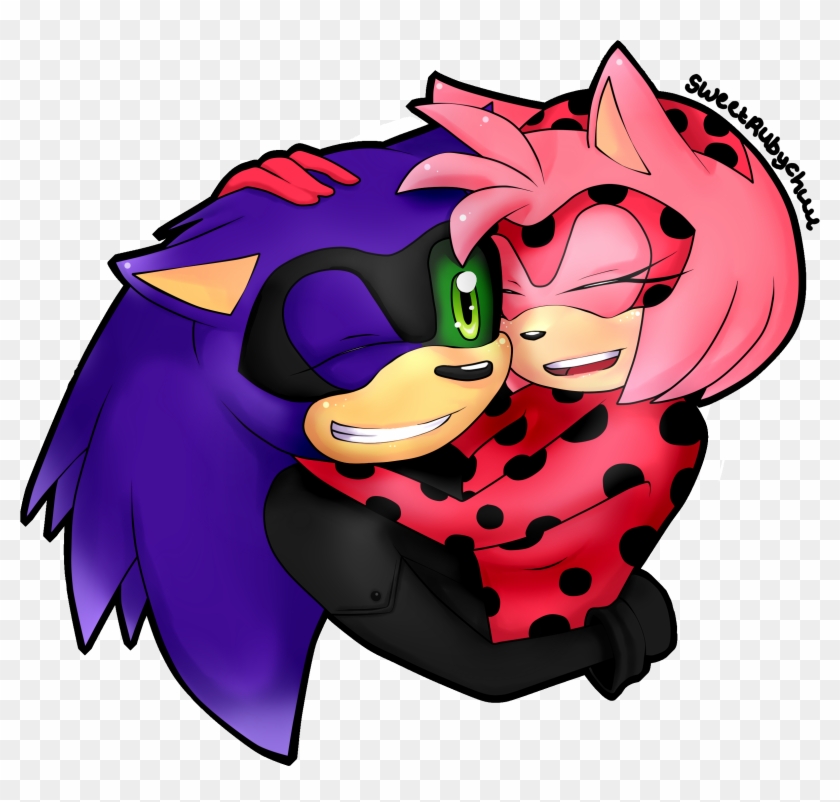 Piplup641 23 5 Sonamy As Ladynoir By Sweetrubychuu - Cartoon #1100048