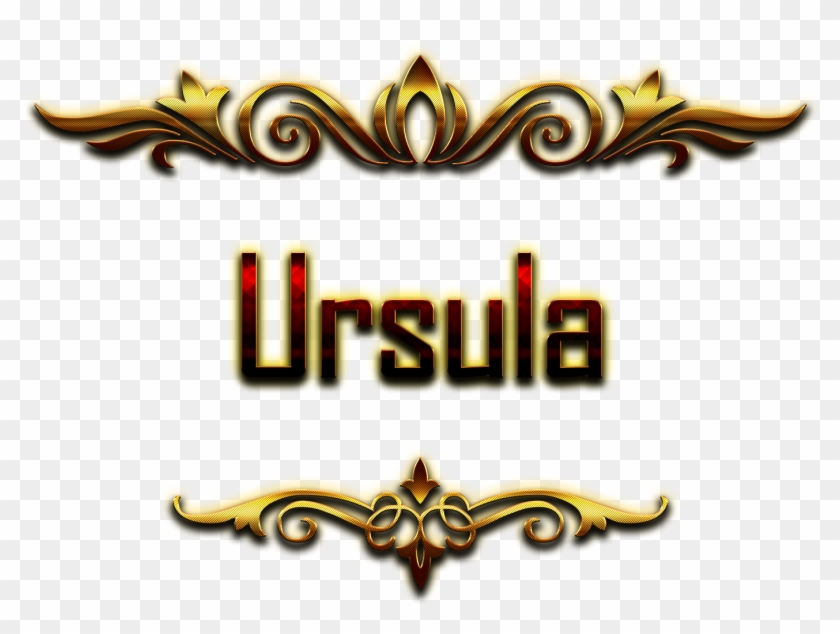 Ursula Decorative Name Png - Raman Name #1100222
