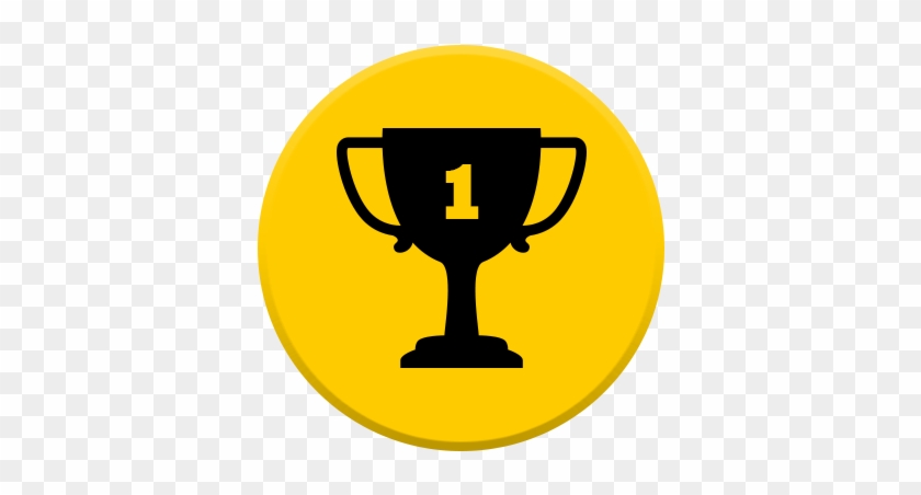 Chart Clipart Benchmark - Trophy Silhouette #1100378