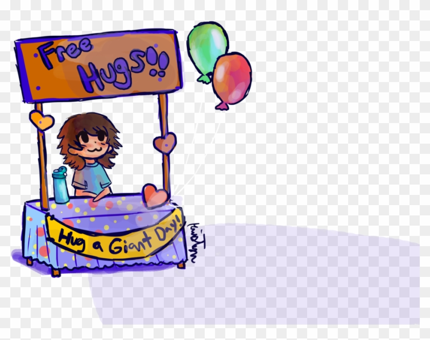 Hug Booth / Hug A Giant Day By Friendlyfoxpal - Cartoon #1100542