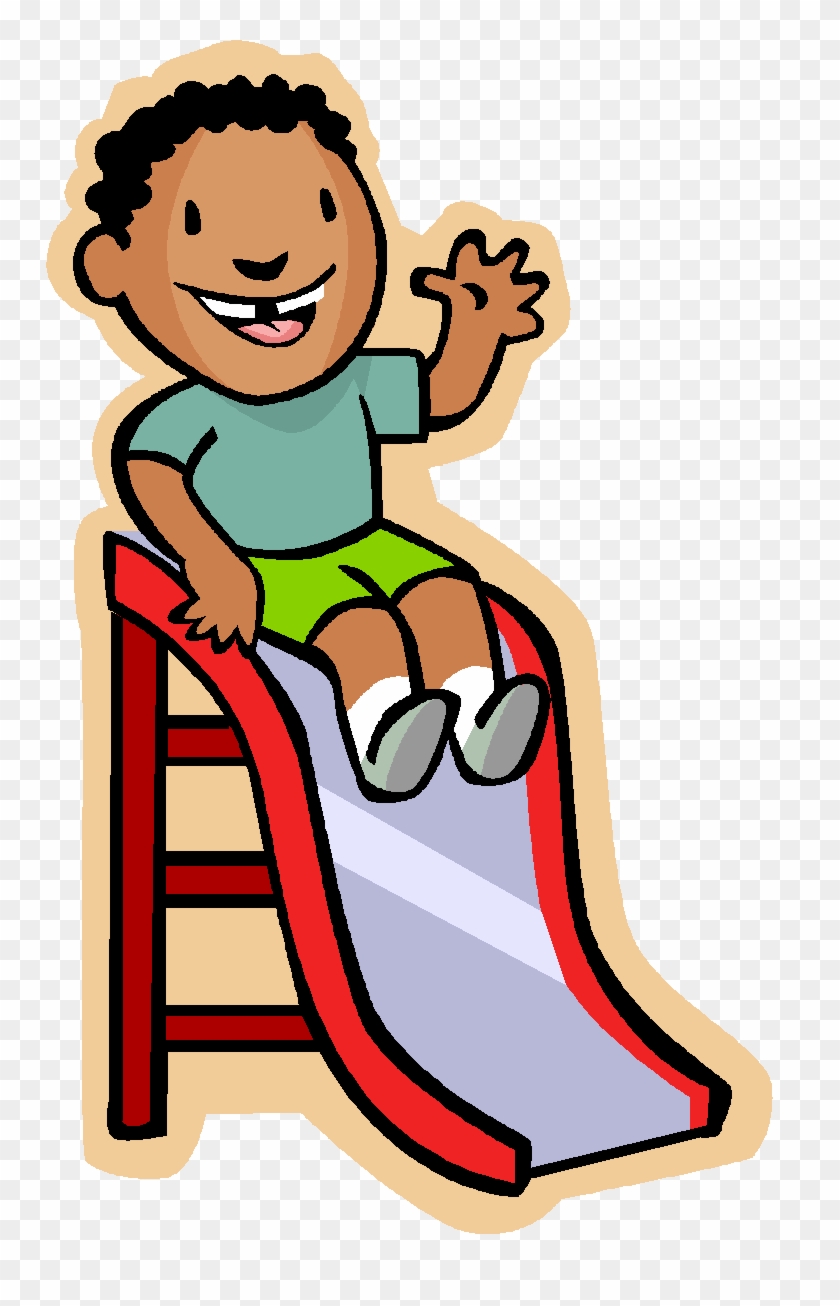 Sitting On A Slide #1101063