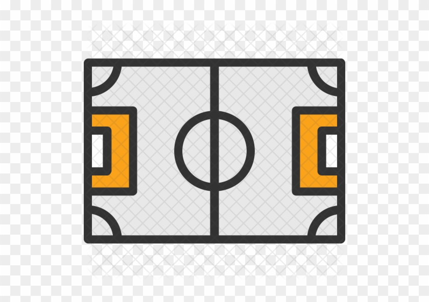 Soccer Field Icon - Football Pitch #1101263