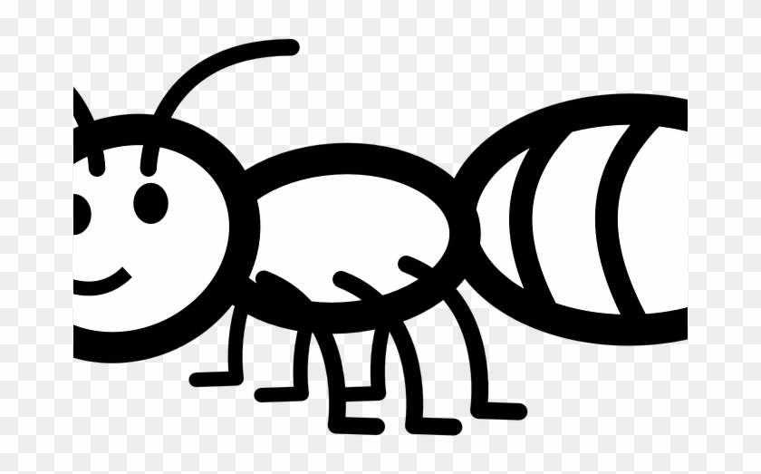 Free Ant Graphics Ant Bug Insect Free Vector Graphic - Outline Of An Ant #1101348