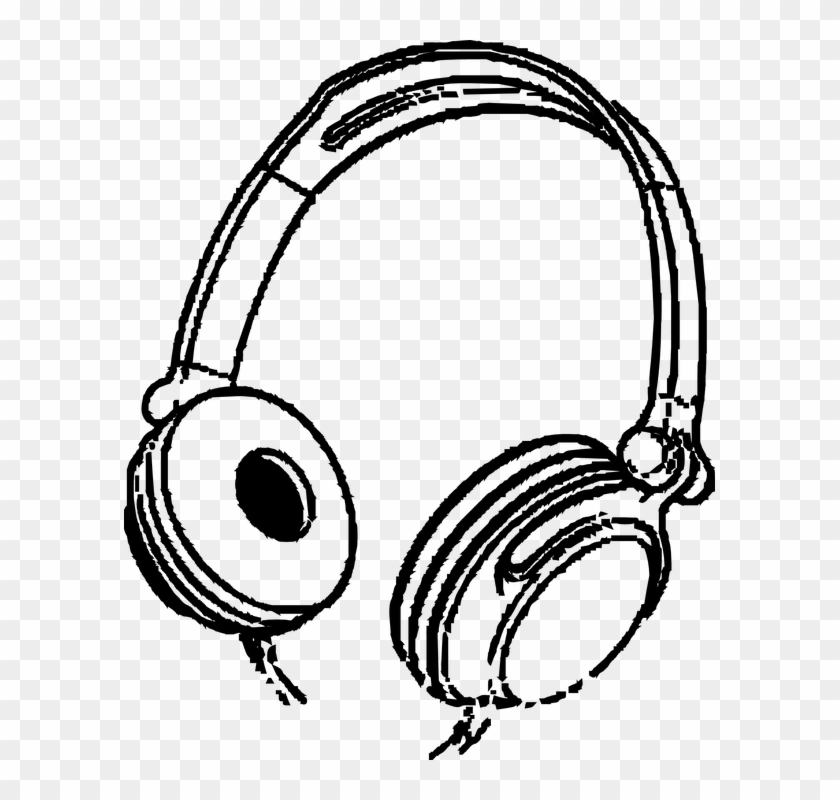 Audio Clipart Earphone - Clip Art Headphones #1102157