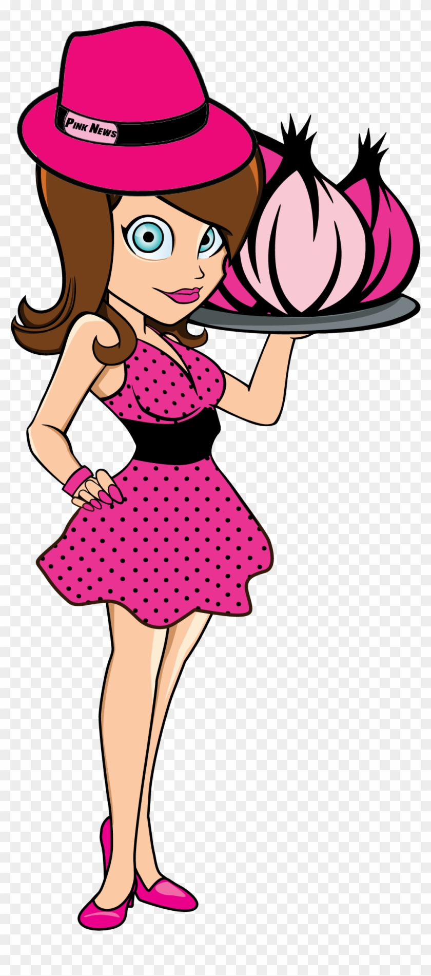 Standing Lady Cutout Pink News - Pinknews #1102238