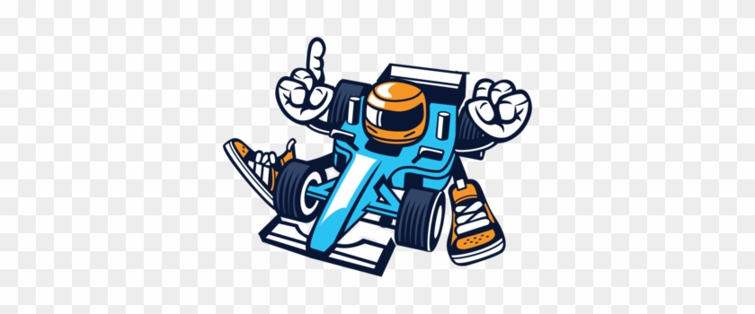Racer Mens Printed T-shirt Cartoon Helmet F1 Driver #1102401