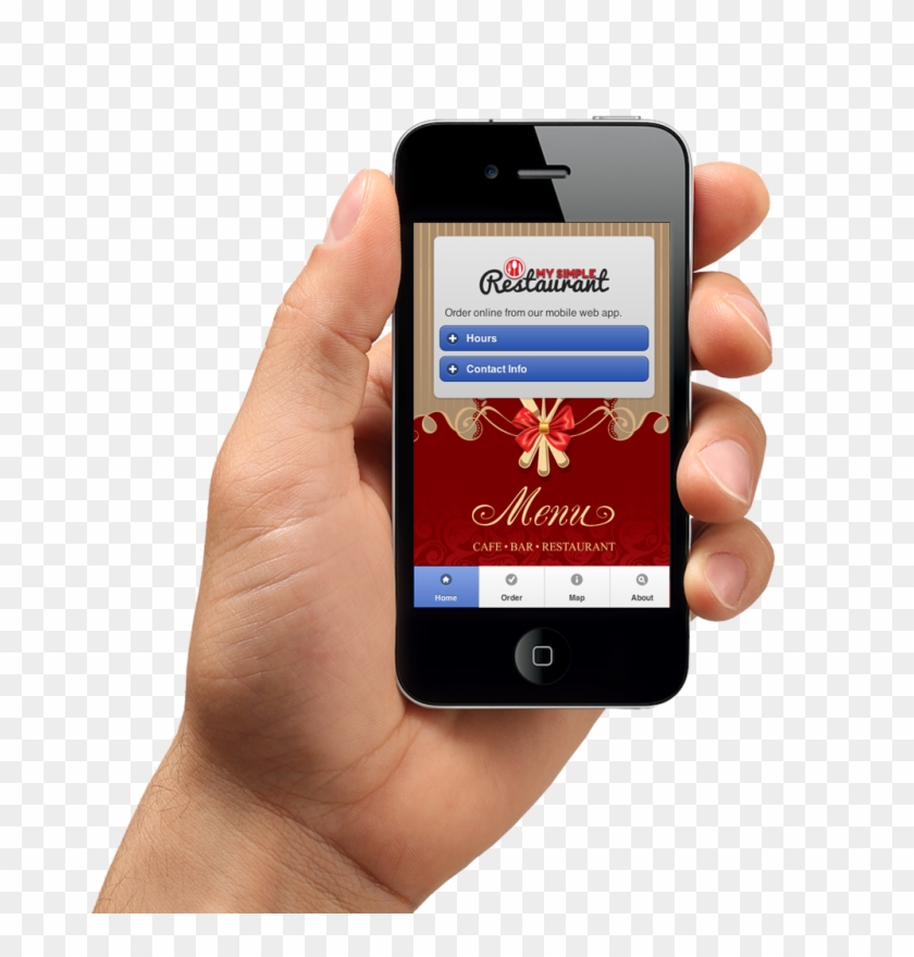 Smartphone In Hand Png Image - Snapfon Eztwo Hearing Aid Comaptible Cell Phone - Unlocked #1102765