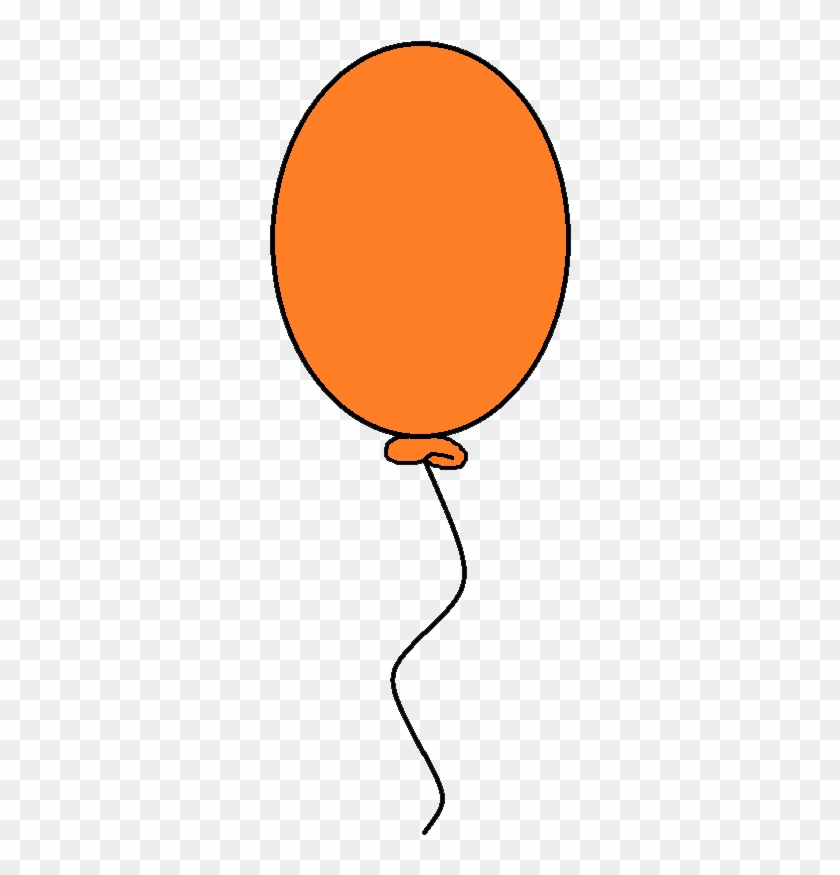 Orange Balloon Clip Art #186303