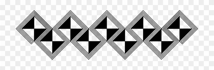 Horizontal Clip Art, Vector Horizontal - Simple African Patterns #186803