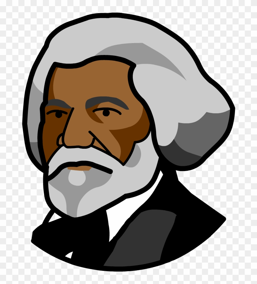 Abraham Lincoln - Frederick Douglass Cartoon Drawing #186932