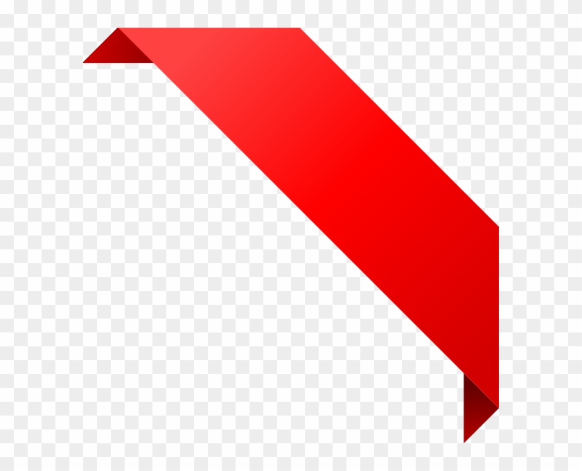 Corner - Background Vector Red Png #187852