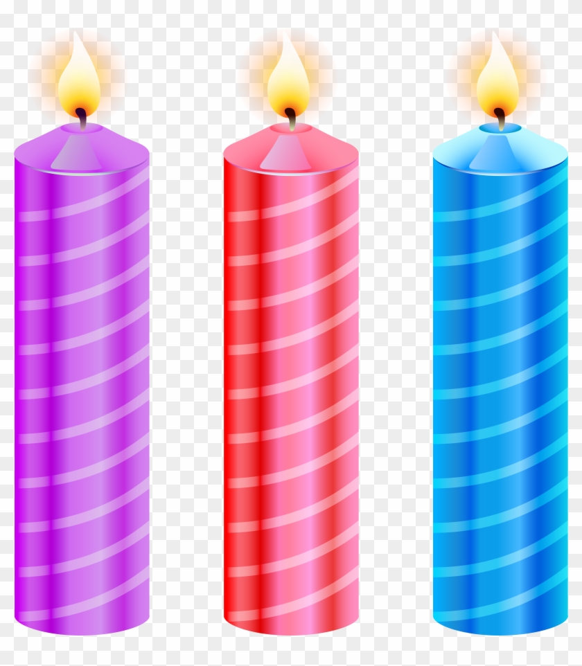 Birthday Candles Clipart Image - Birthday Candle Clip Art #189255