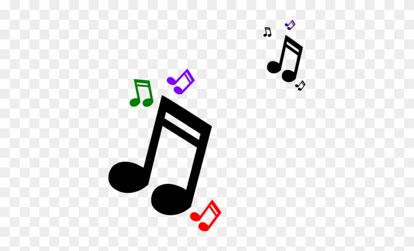 Colored Music Notes Clip Art At Clker Com Vector Clip - Musical Notes Clip Art Free #1103356