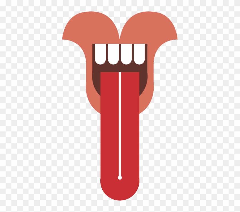 Black Hairy Tongue Lip Euclidean Vector - De Labios Graciosos Png #1103880