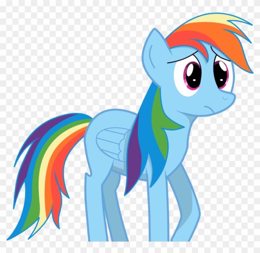 Sad Rainbow Dash By Geoghost - Cartoon #1104230