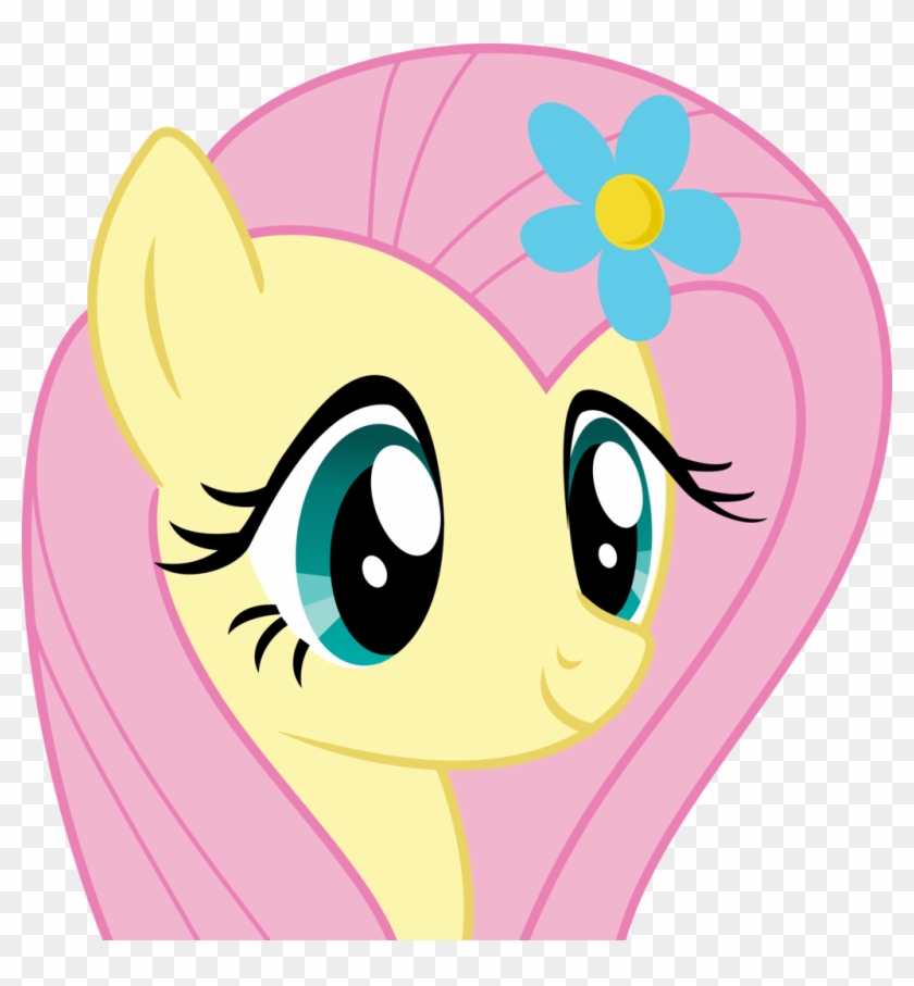 Fluttershy With Flower By Okaminekowiesel Fluttershy - Mlp Fluttershy Flower Hair #1105180