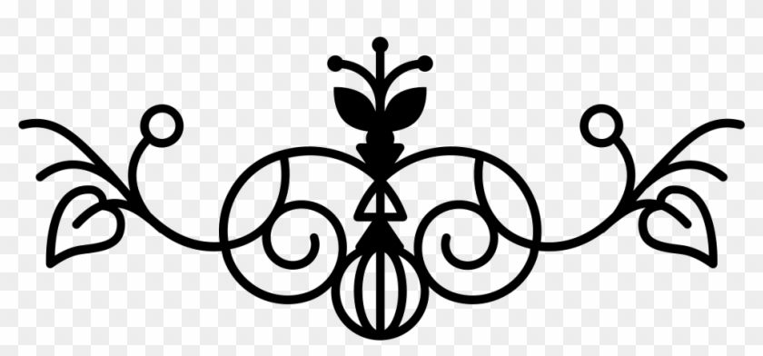 Floral Leaves And Vines With Bud Design Comments - Logo #1105780