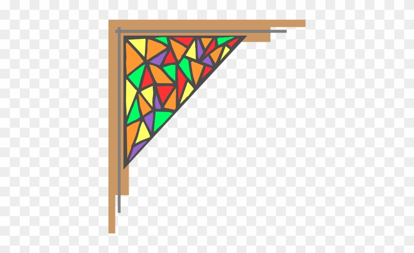 Stained Glass Clipart Cornerpng Clipart - Stained Glass Clipart Free #1105892
