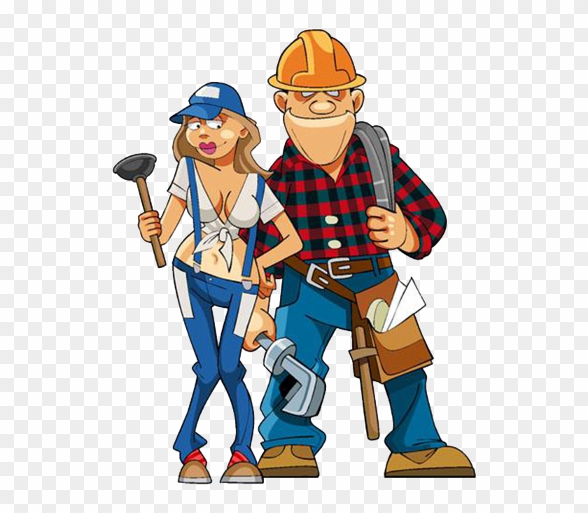 Hand Tool Laborer - Dibujos Animados De Trabajadores #1106093