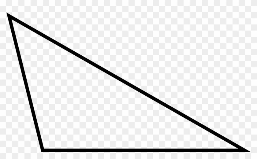 Acute And Obtuse Triangles Triangle Escalè Isosceles - Line Art #1106237