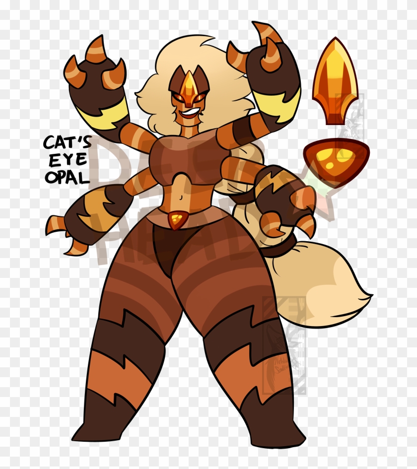 Gem Fusion Adopt - Orange Cat Eye Gem #1106894
