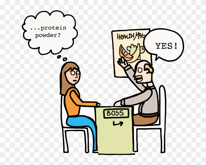 One Day, Ethel's Boss Asked Her To Write An Article - Cartoon #1106924