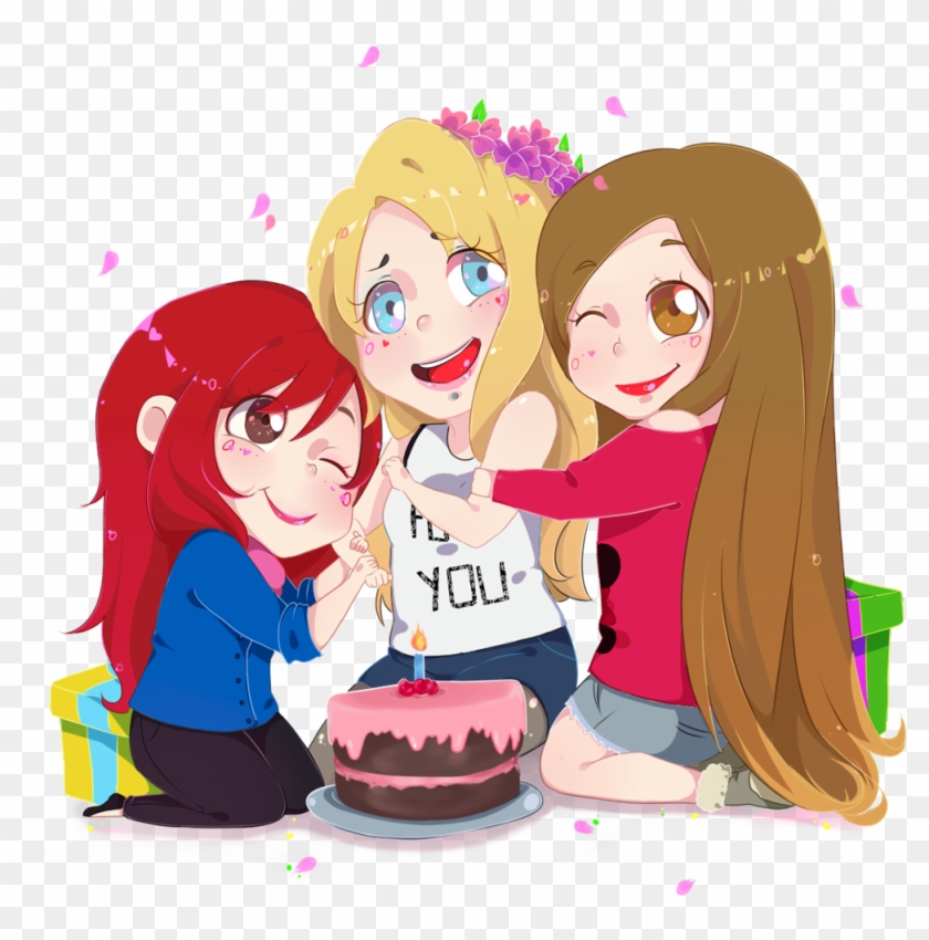 Happy Birthday Polina By Isaddesu Happy Birthday Polina - Cartoon #1107162