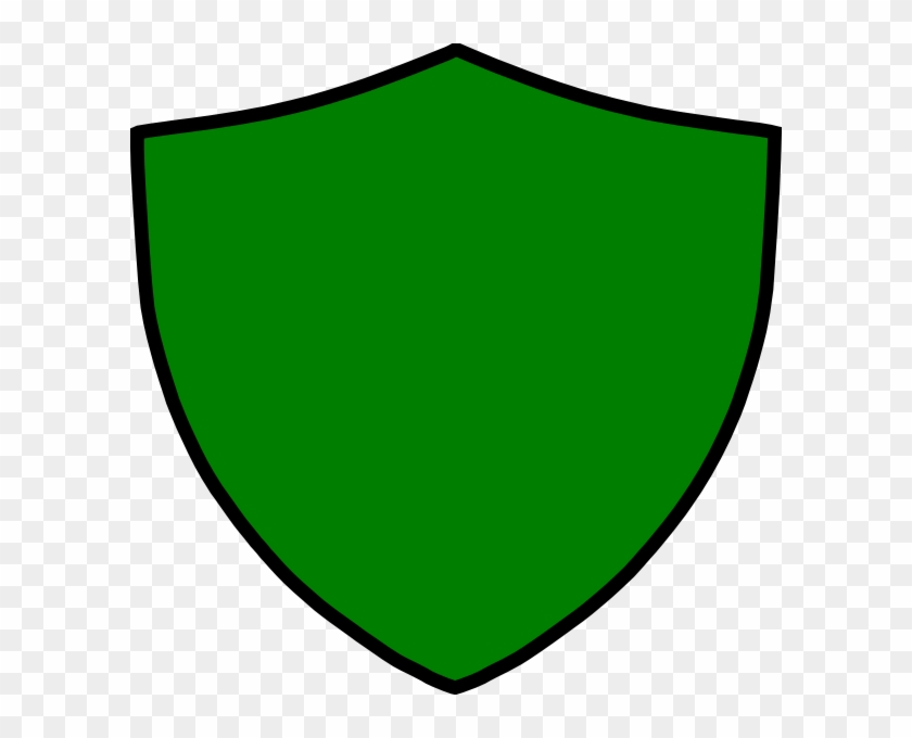 Moss Shield Clip Art At Clker - Green Shield Logo Png #1107622