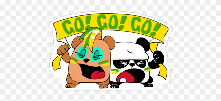 Sticker 10 From Collection «misha & Masha In Brazil» - Cartoon #1107810