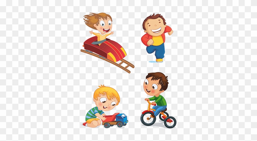 Outdoor Play Area - Tricyle Cartoon #1108414